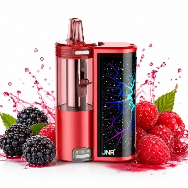 Puff JNR Meteorite 100K saveur Blackberry Red Raspberry – Vapes SBH Saint-Barth