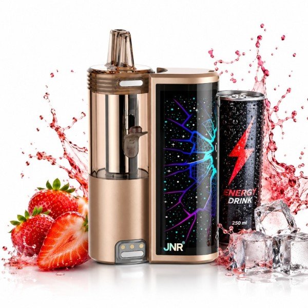 Puff JNR Meteorite 100K saveur Strawberry Bull – Vapes SBH Saint-Barth